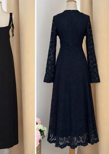 Elegant Black Lace Gown