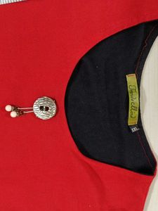 Red Top with Embellishment