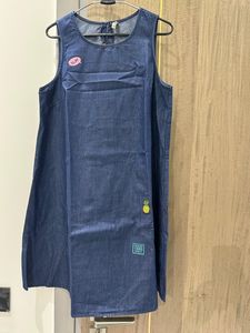 last price Denim Patch Dress