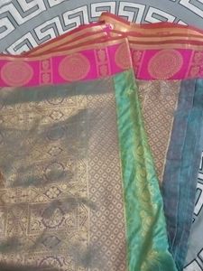 Elegant Silk Blend Saree