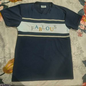 Men's Navy Blue "FABLOUS" T-Shirt