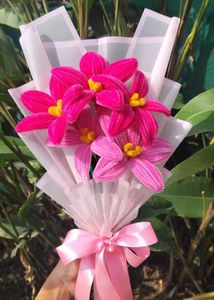 Handmade Pink Flower Bouquet