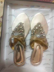 Embellished Ethnic Flat Sandals