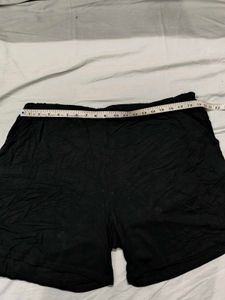 Black Casual Shorts