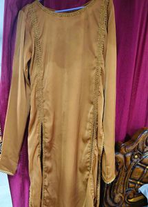 Elegant Golden Kurta