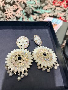 Elegant Floral Drop Earrings