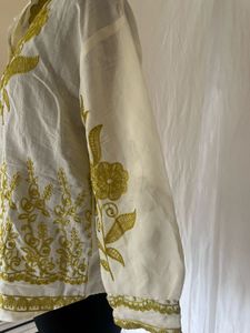 Embroidered Linen Shirt