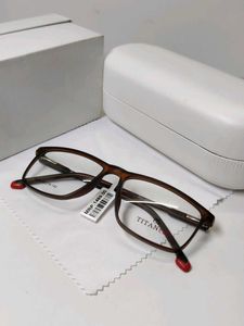 Titan Eye+ Stylish Brown Spectacle Frames