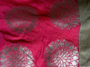 Red And Golden Ethnic Gown