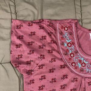 🌸🌺 Pink Floral Nightgown 🌺🌸