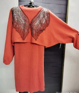 Winter Wear One Piece With Beautiful Work Jack