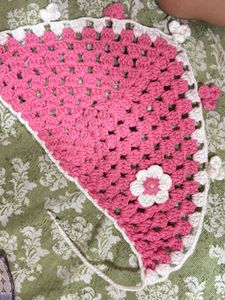 Handmade Crochet scarfs in multicolour