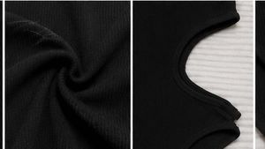 Women's Black Cut-Out Bodysuit