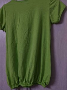 Lime Green Graphic Print T-Shirt