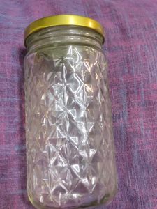 Glass Self Designed Jar(1piece)