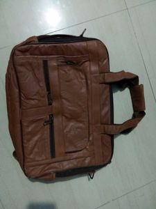 Classic 100%  genuine Leather office &amp; laptop  Bag