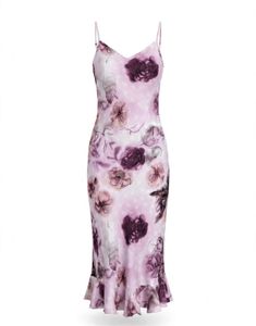 Floral Print Slip Dress