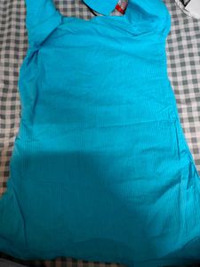 Beautiful Blue Embroidered Kurta