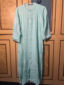 OFFER❗️❗️Sea Green Embroidered Kurta