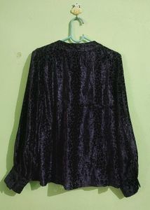 Velvet Purple Blouse