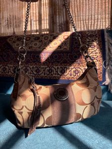 Coach Monogram Shoulder Bag