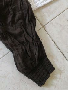 Brown Printed Dress