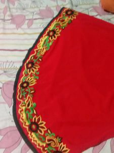 Red Colour New Umbrella Cut Frock,Kurti For Women