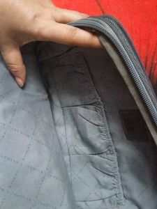 BVLGARI Stylish Grey Pouch Bag