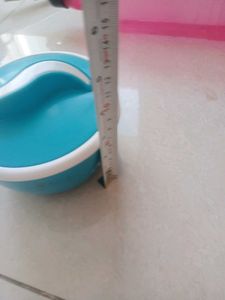 Stylish Teal &amp; White Curling Stone Organizer