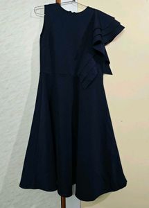 New Navy Ruffle Dress👗