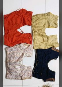 combo Set of 4 Indian Blouses