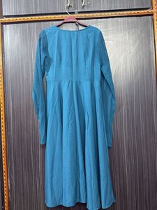 Beautiful Teal Kurta Set with Scarf