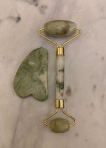 Jade Facial Roller & Gua Sha Set