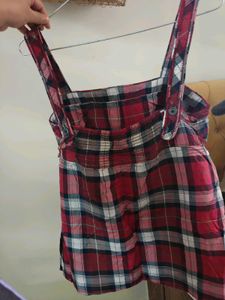 Red Plaid Camisole Top