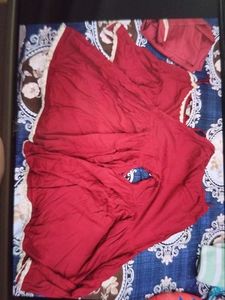 Rakhi Peplum Maroon Sharara suit