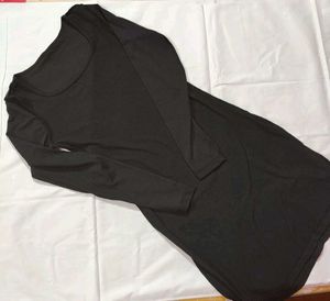 Elegant Black Long Sleeve Dress