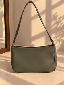 y2k olive green bag