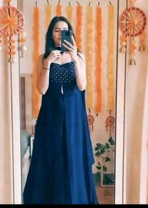 Elegant Teal Anarkali Kurta