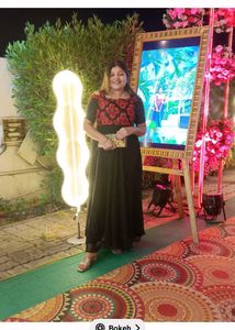 Elegant Black Ethnic Gown