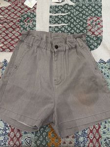 Grey Casual Shorts for Women
