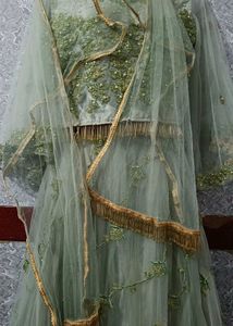 Olive Colour Lehenga&amp;  Perfect For Wedding Party