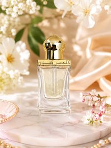 Elegant Perfume Bottle with Gold Cap🍶🥰🔥