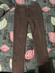 Brown Straight Leg Pants