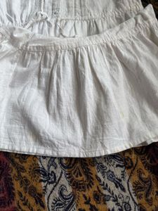 Flowy White mini dress