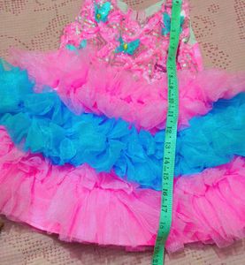Very Fancy Cute Net Party Layers Frock