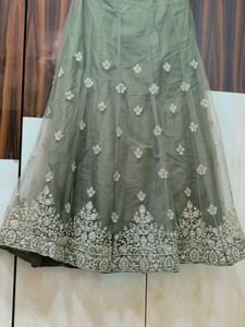 Heavy Party Wear Skirt With A Line Top N Dupatta