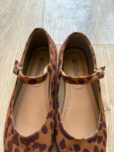 Leopard Print Mary Jane Flats