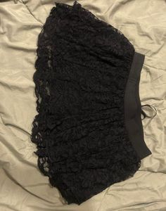Y2K Lace Mini Skort with Ribbon(NEWME)