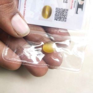 5.90 CTS Cat Eye Lahsuniya Gemstone