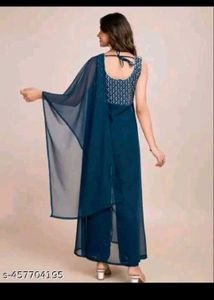 Elegant Teal Anarkali Kurta